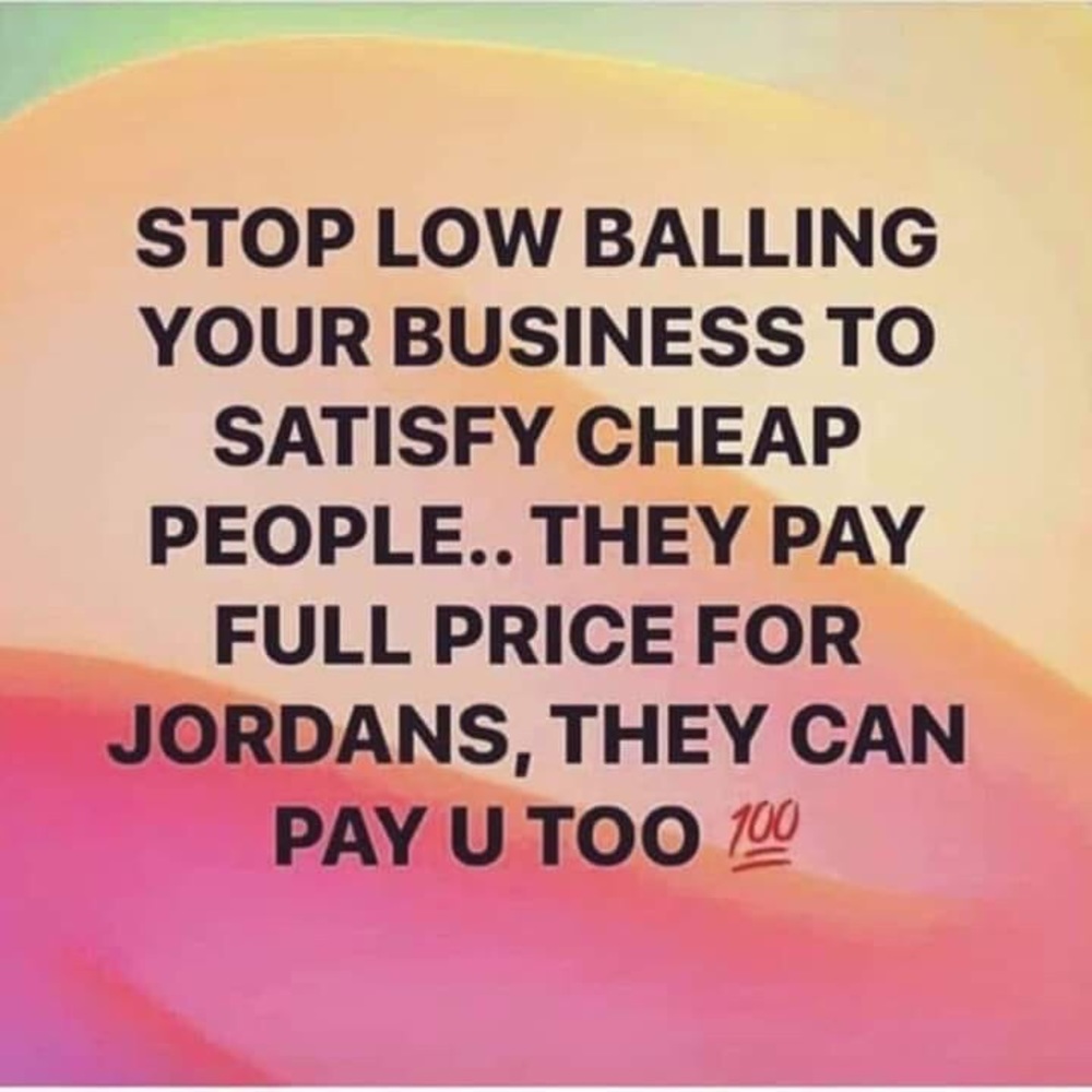 no low balls allowed